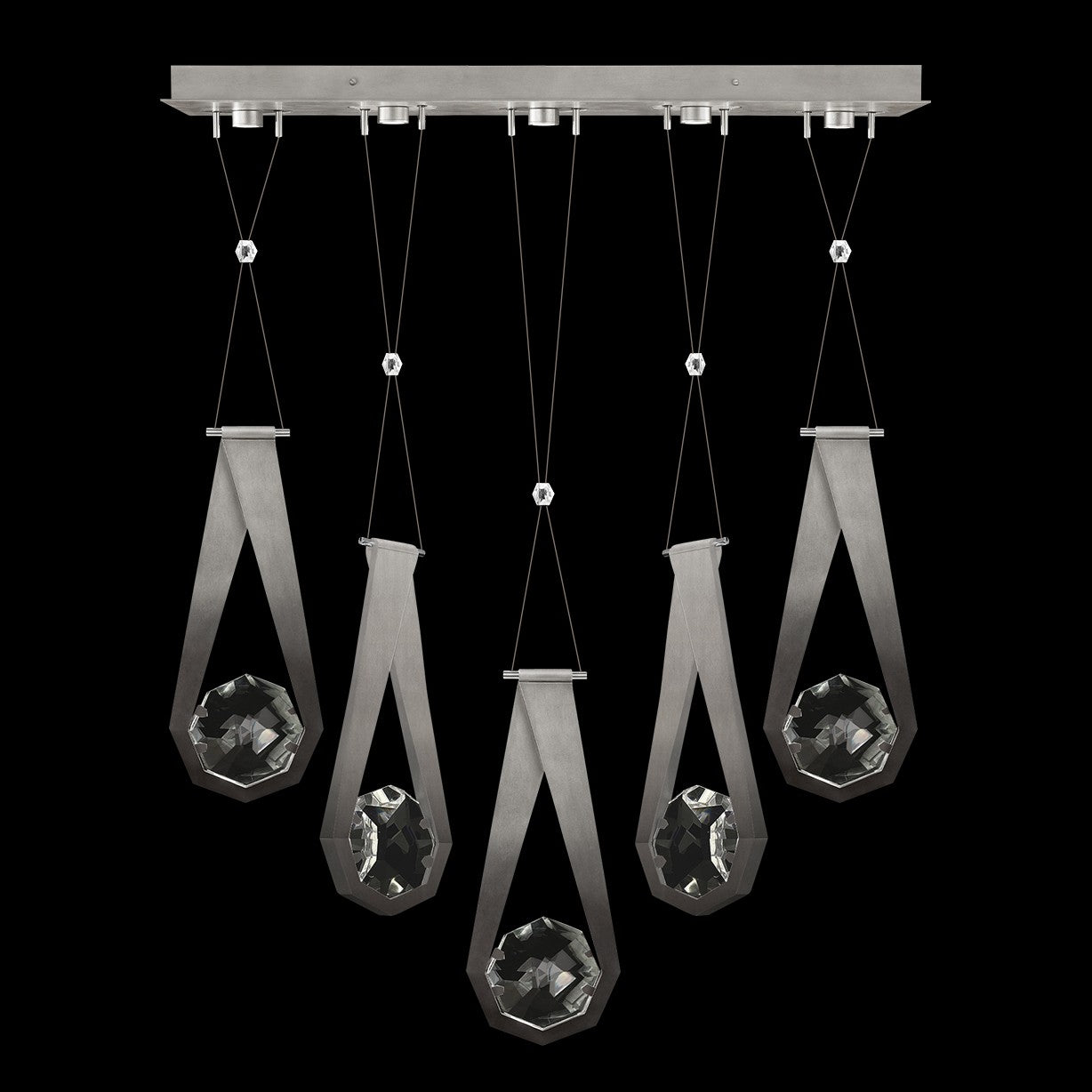 Fine Art - 100006-4-22222 - LED Linear Pendant - Aria - Silver