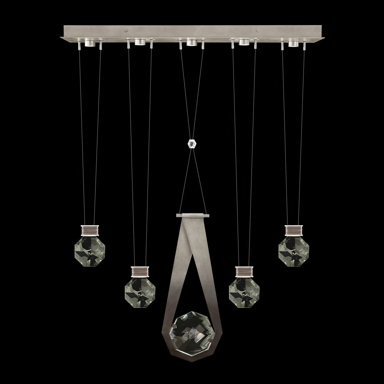 Fine Art - 100006-4-24444 - LED Linear Pendant - Aria - Silver