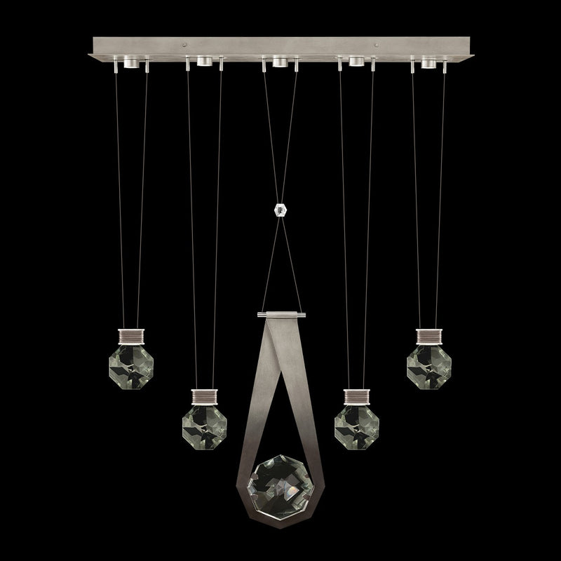 Fine Art Handcrafted Lighting - 100006-4-24444 - LED Linear Pendant - Aria - Silver