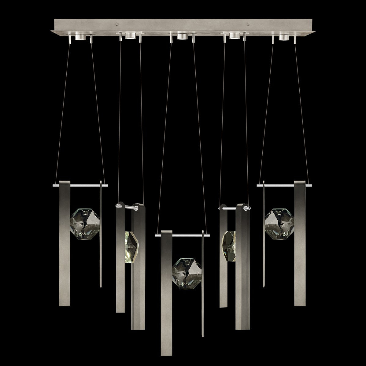 Fine Art - 100006-4-33333 - LED Linear Pendant - Aria - Silver
