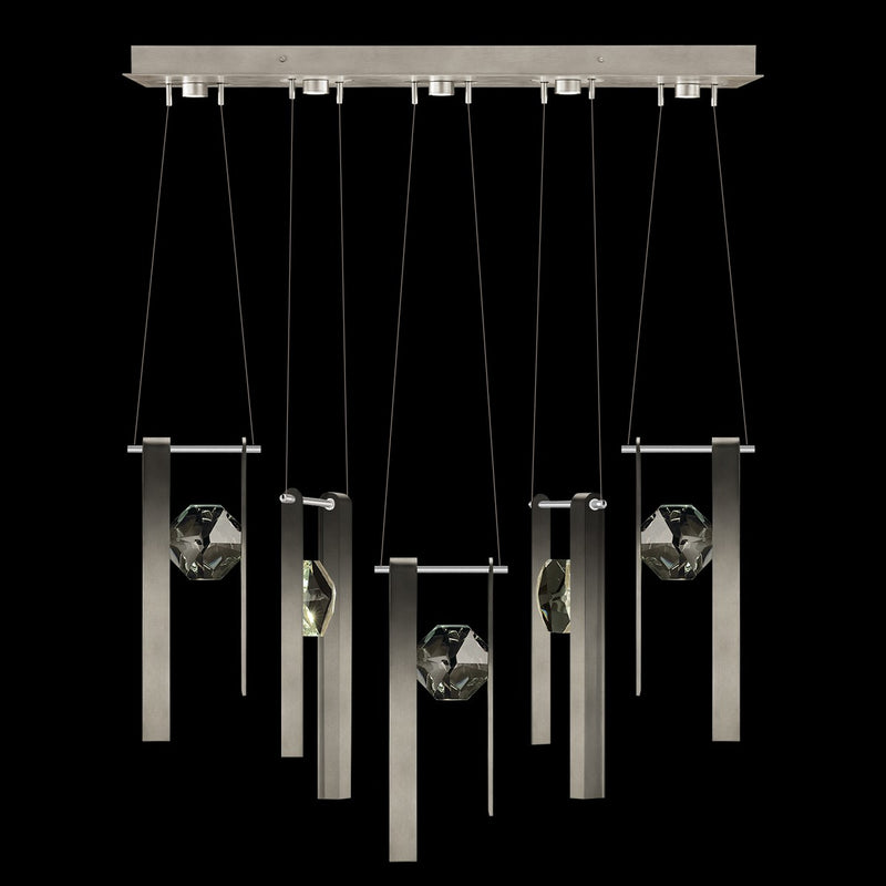 Fine Art Handcrafted Lighting - 100006-4-33333 - LED Linear Pendant - Aria - Silver