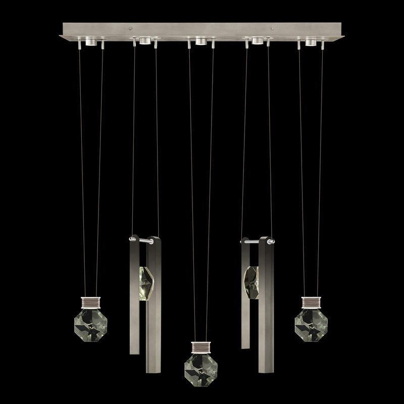 Fine Art Handcrafted Lighting - 100006-4-33444 - LED Linear Pendant - Aria - Silver