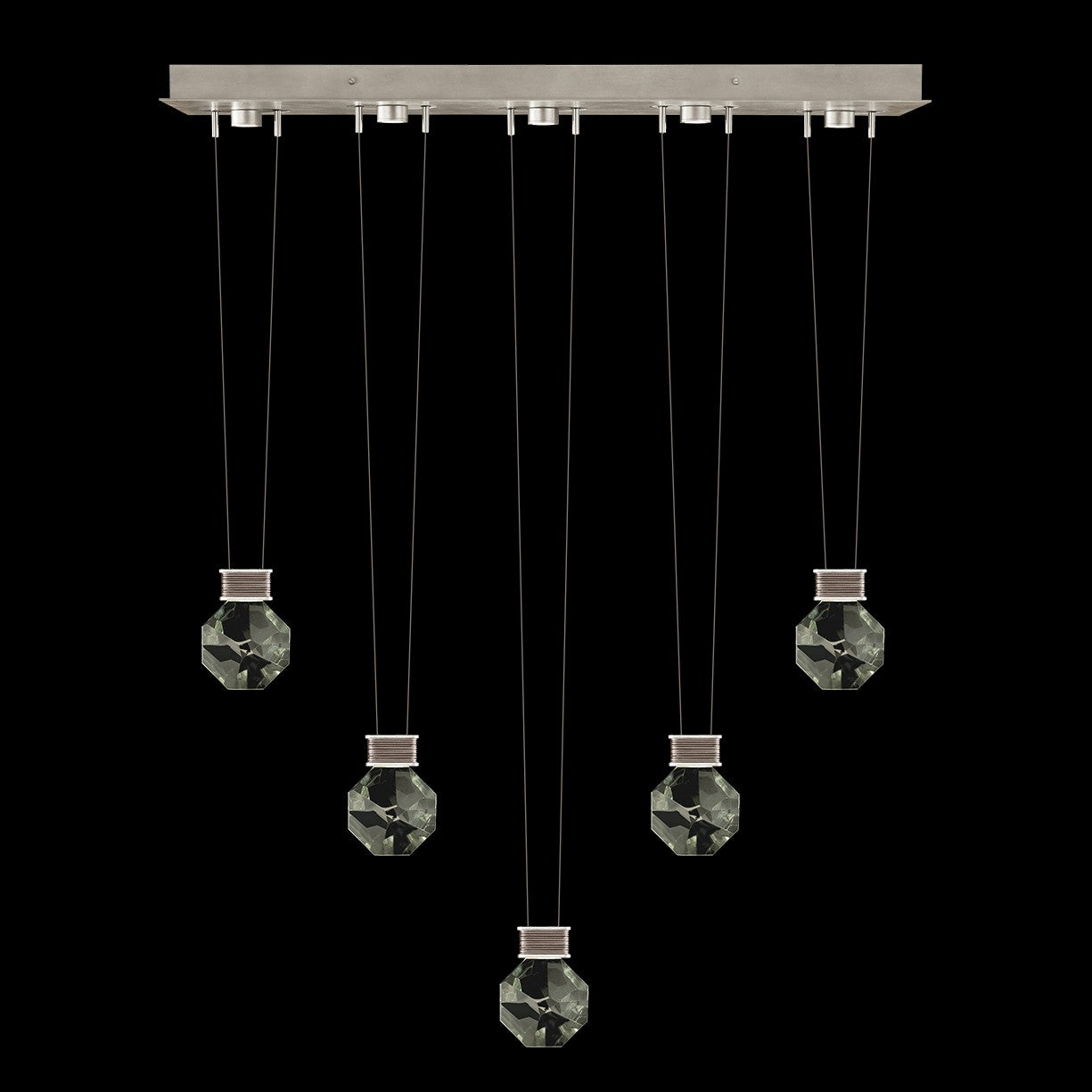 Fine Art - 100006-4-44444 - LED Linear Pendant - Aria - Silver