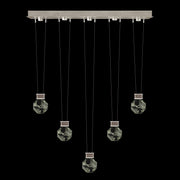 Fine Art Handcrafted Lighting - 100006-4-44444 - LED Linear Pendant - Aria - Silver