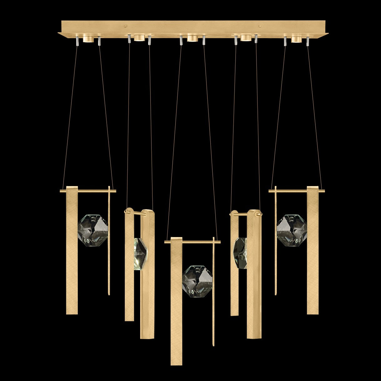 Fine Art - 100006-5-33333 - LED Linear Pendant - Aria - Gold