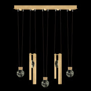 Fine Art Handcrafted Lighting - 100006-5-33444 - LED Linear Pendant - Aria - Gold