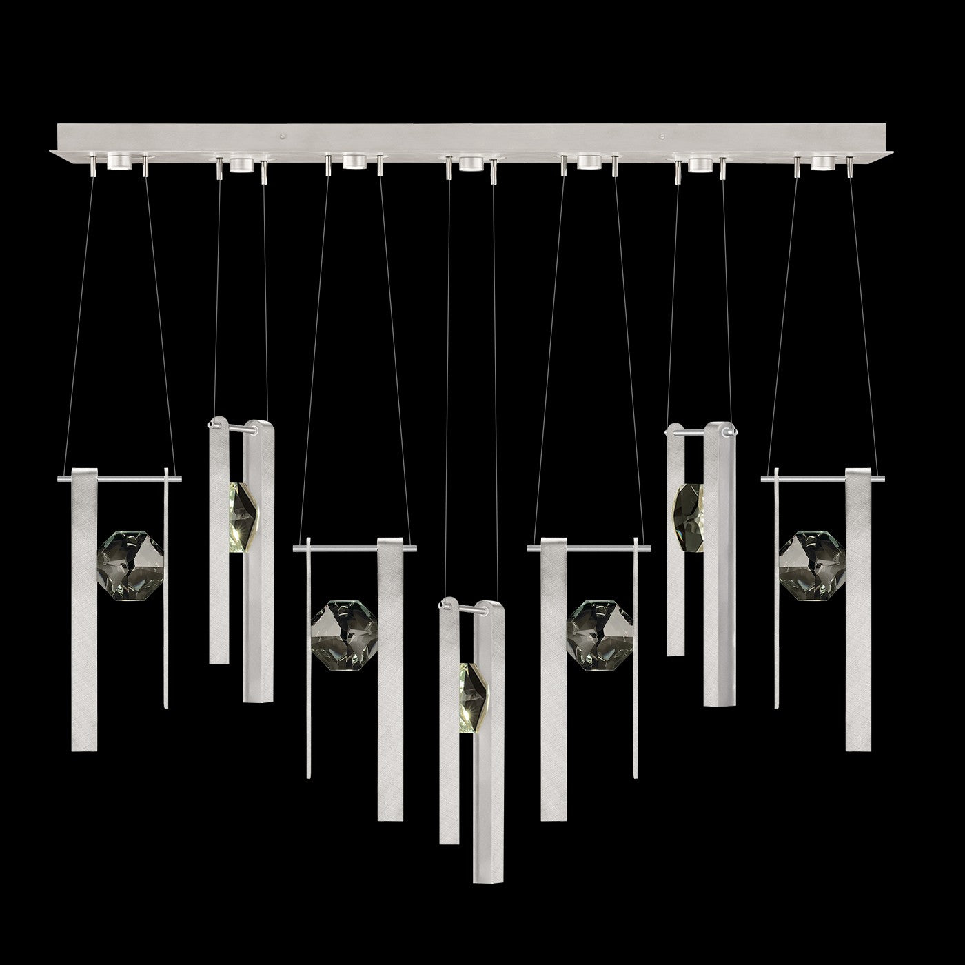 Fine Art - 100007-1-3333333 - LED Linear Pendant - Aria - Silver