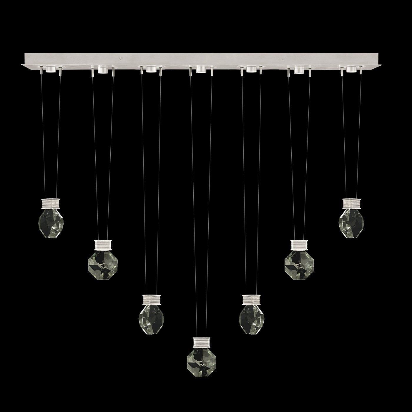 Fine Art - 100007-1-4444444 - LED Linear Pendant - Aria - Silver