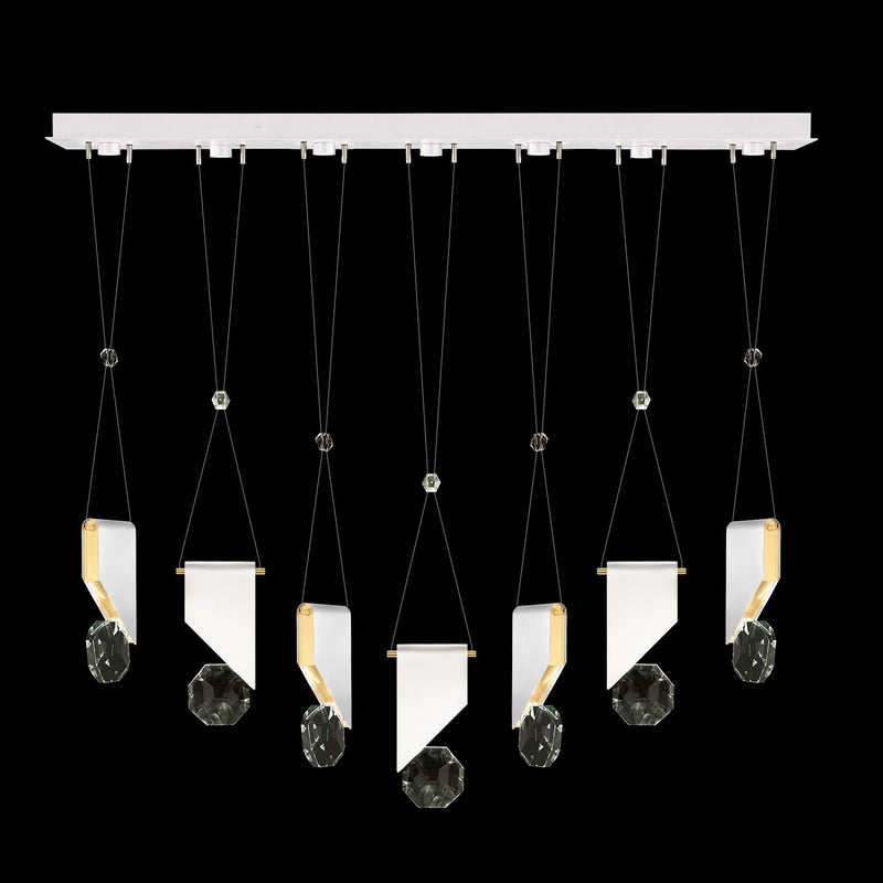 Fine Art Handcrafted Lighting - 100007-2-1111111 - LED Linear Pendant - Aria - White