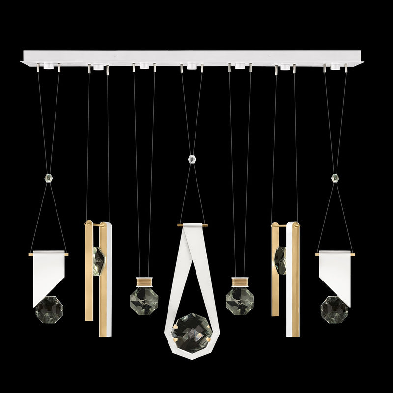 Fine Art Handcrafted Lighting - 100007-2-1123344 - LED Linear Pendant - Aria - White
