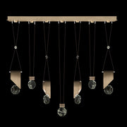 Fine Art Handcrafted Lighting - 100007-3-1111444 - LED Linear Pendant - Aria - Bronze