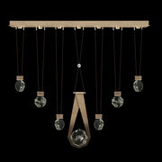 Fine Art Handcrafted Lighting - 100007-3-2444444 - LED Linear Pendant - Aria - Bronze