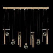 Fine Art Handcrafted Lighting - 100007-3-3333444 - LED Linear Pendant - Aria - Bronze