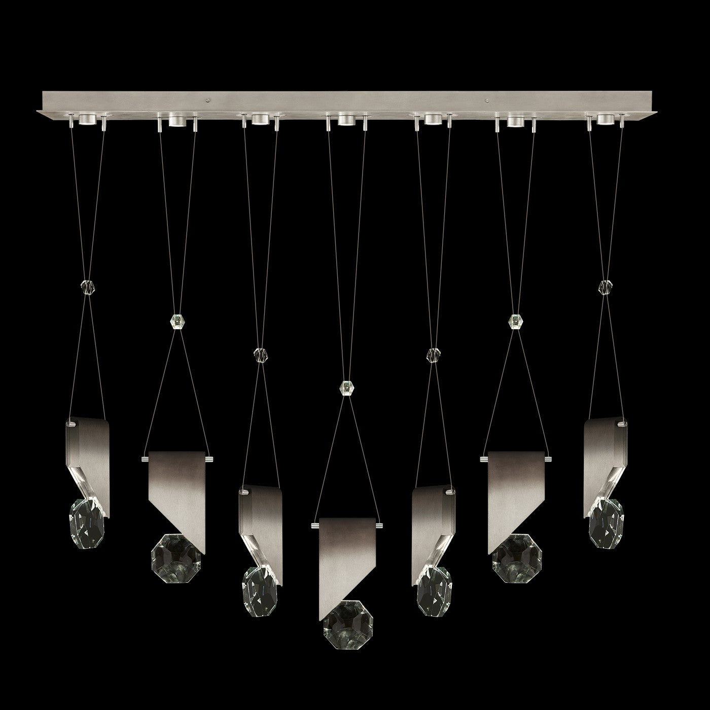 Fine Art - 100007-4-1111111 - LED Linear Pendant - Aria - Silver