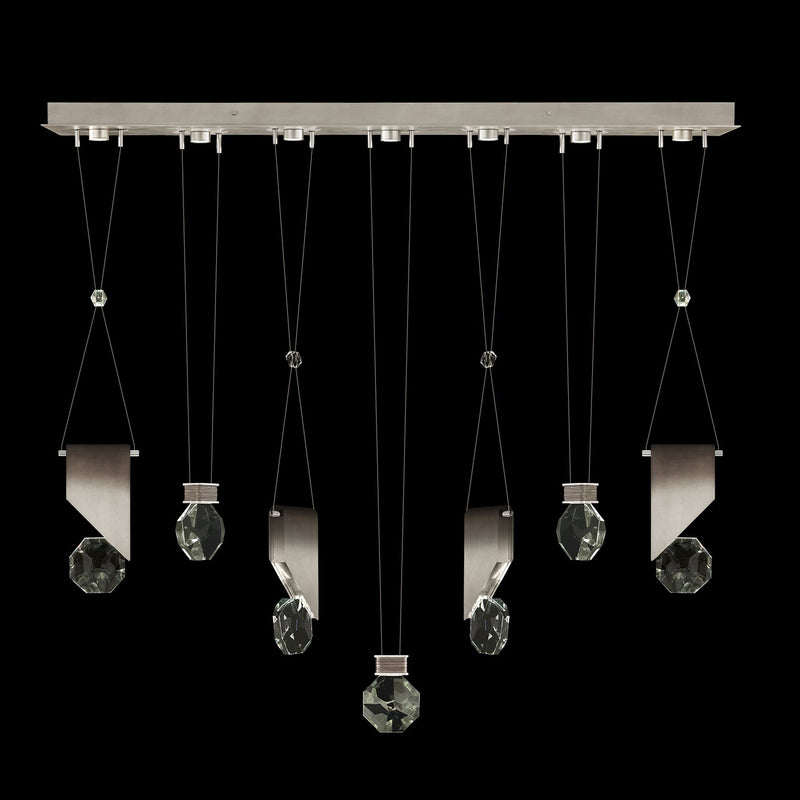 Fine Art Handcrafted Lighting - 100007-4-1111444 - LED Linear Pendant - Aria - Silver