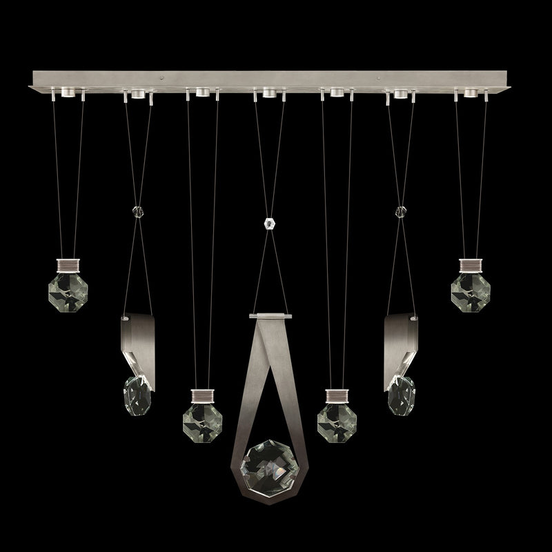 Fine Art Handcrafted Lighting - 100007-4-1124444 - LED Linear Pendant - Aria - Silver
