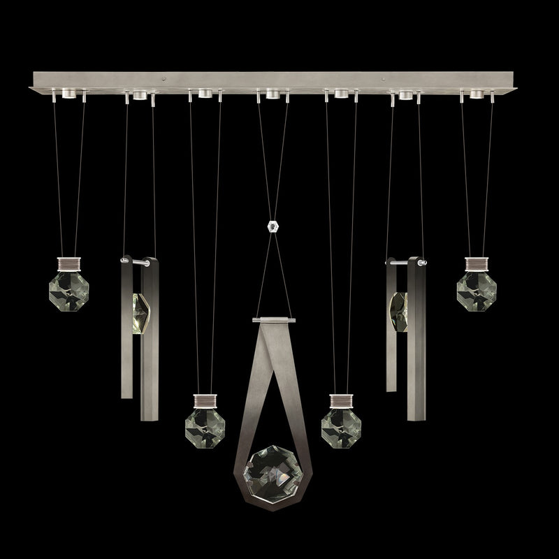 Fine Art Handcrafted Lighting - 100007-4-2334444 - LED Linear Pendant - Aria - Silver