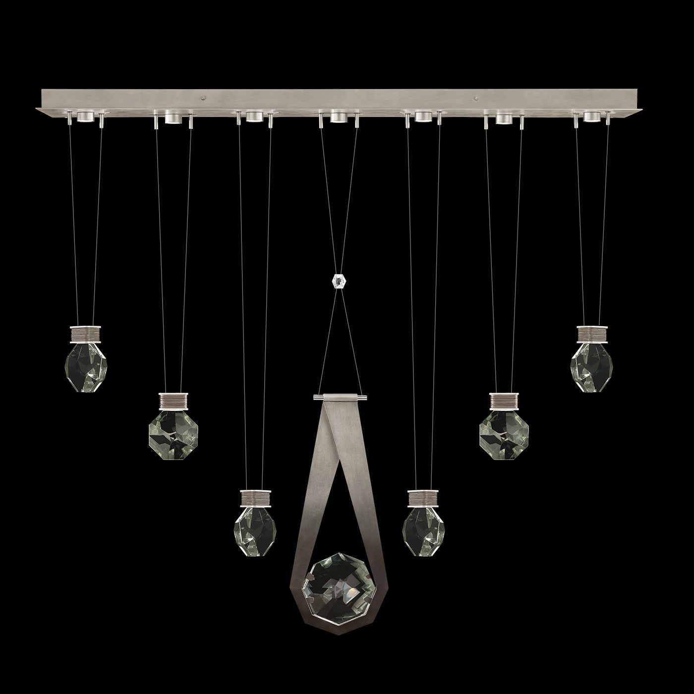 Fine Art - 100007-4-2444444 - LED Linear Pendant - Aria - Silver