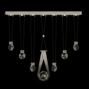 Fine Art Handcrafted Lighting - 100007-4-2444444 - LED Linear Pendant - Aria - Silver