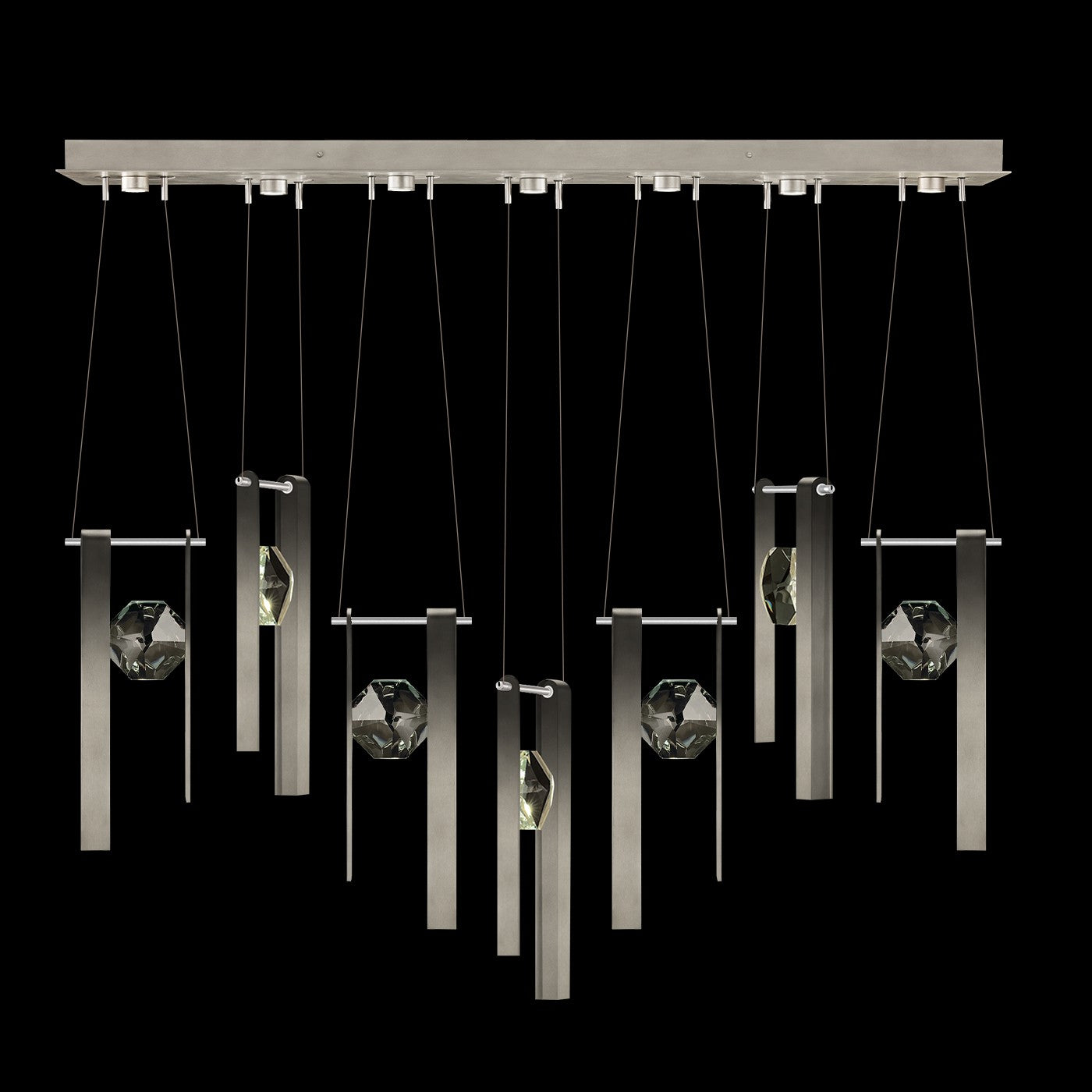 Fine Art - 100007-4-3333333 - LED Linear Pendant - Aria - Silver