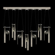 Fine Art Handcrafted Lighting - 100007-4-3333333 - LED Linear Pendant - Aria - Silver