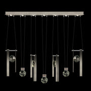 Fine Art Handcrafted Lighting - 100007-4-3333444 - LED Linear Pendant - Aria - Silver