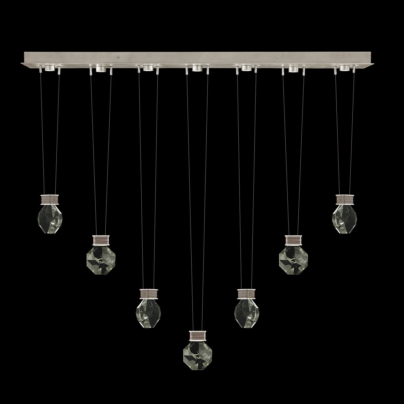 Fine Art - 100007-4-4444444 - LED Linear Pendant - Aria - Silver