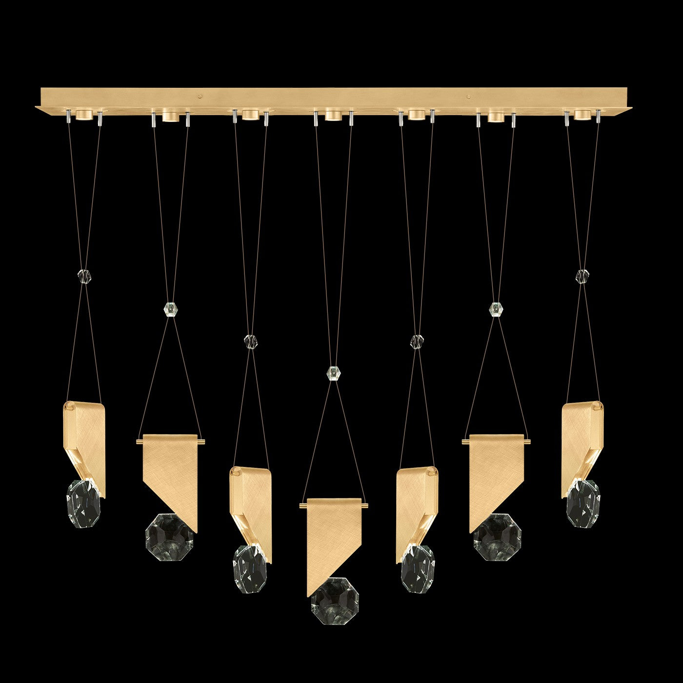 Fine Art - 100007-5-1111111 - LED Linear Pendant - Aria - Gold