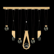 Fine Art Handcrafted Lighting - 100007-5-1124444 - LED Linear Pendant - Aria - Gold