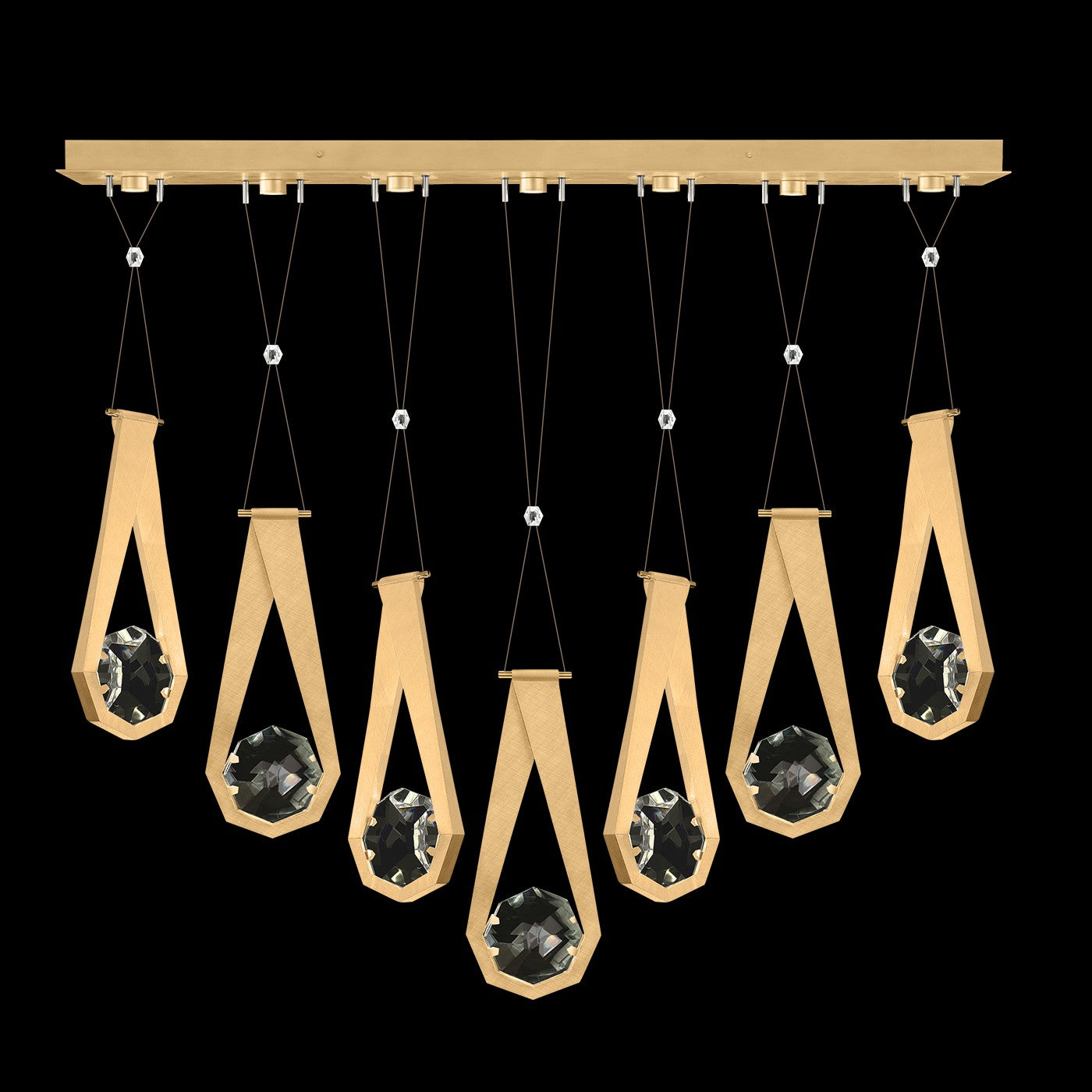 Fine Art - 100007-5-2222222 - LED Linear Pendant - Aria - Gold