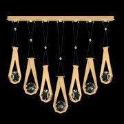 Fine Art Handcrafted Lighting - 100007-5-2222222 - LED Linear Pendant - Aria - Gold