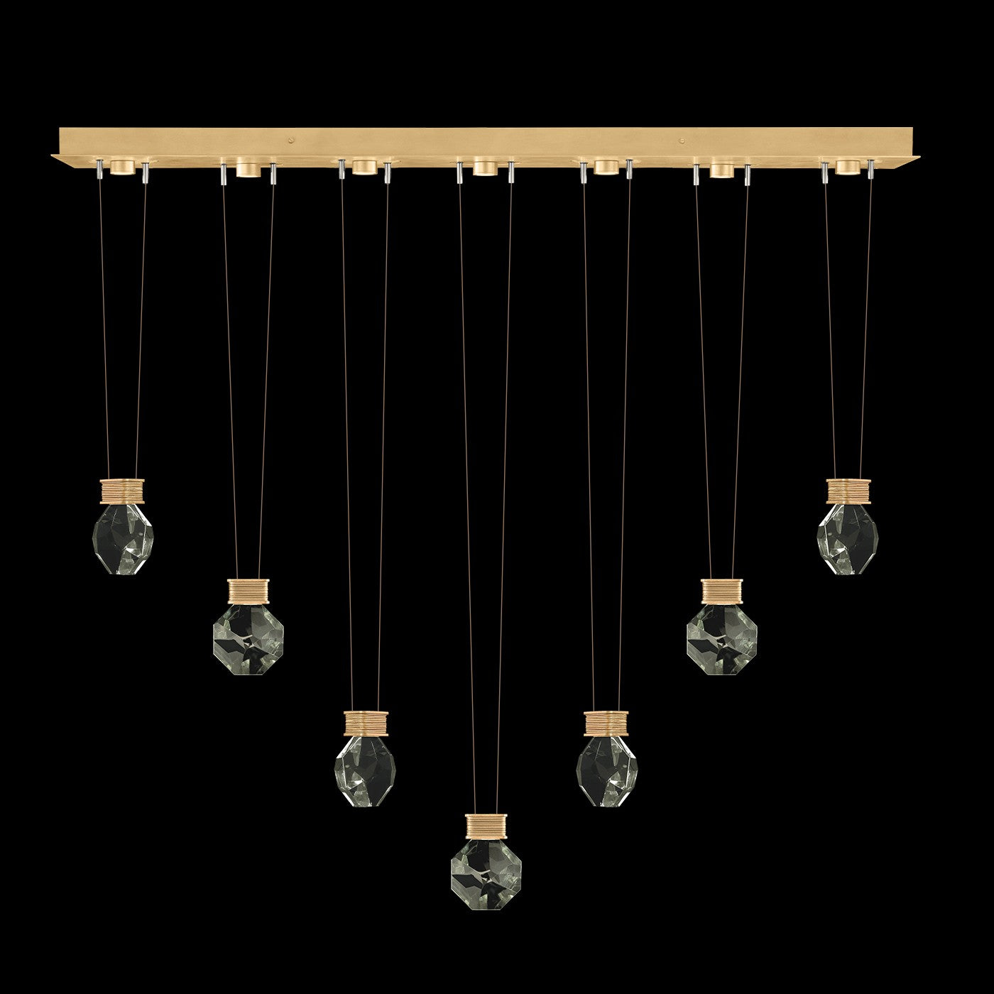 Fine Art - 100007-5-4444444 - LED Linear Pendant - Aria - Gold
