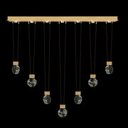 Fine Art Handcrafted Lighting - 100007-5-4444444 - LED Linear Pendant - Aria - Gold