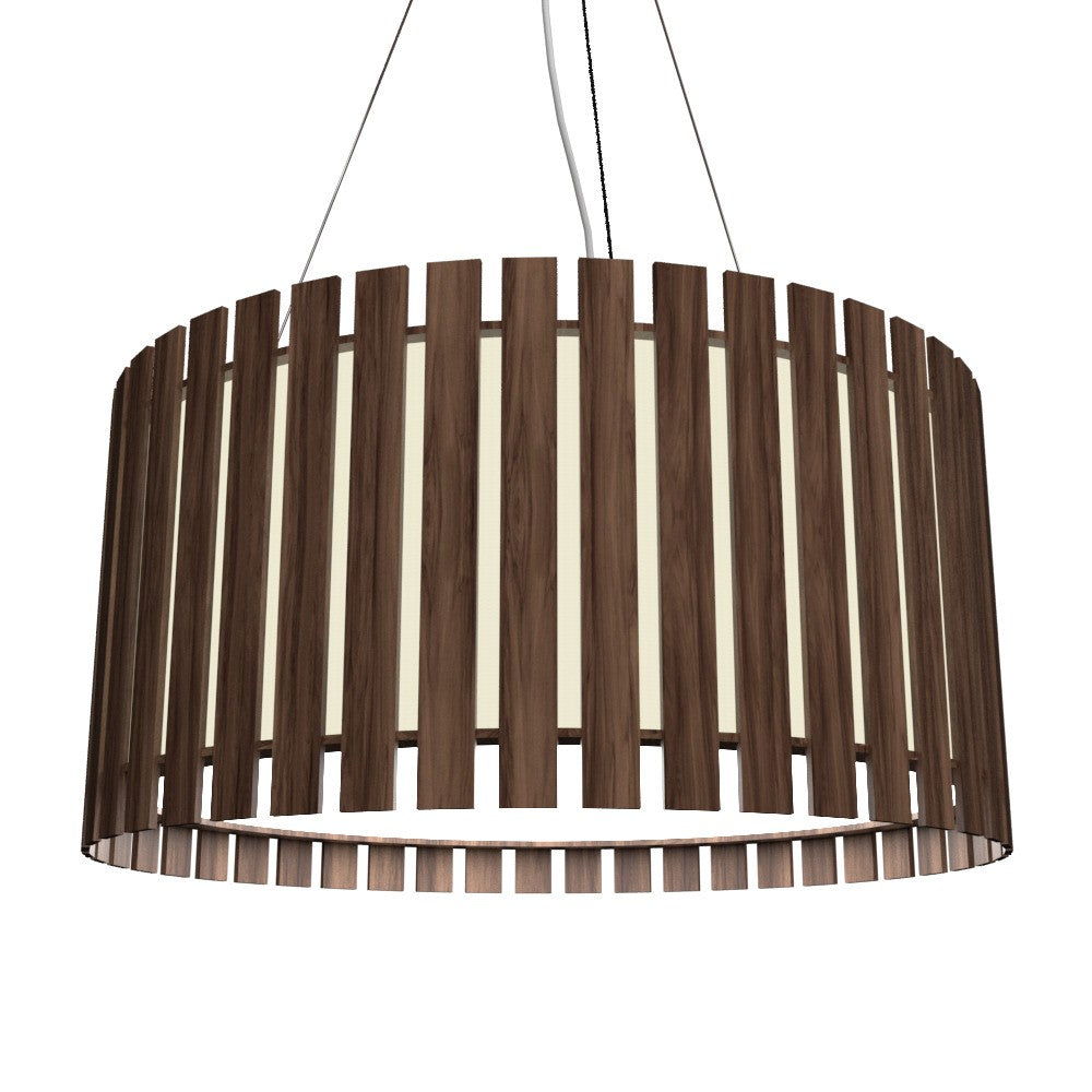 Accord Lighting - 1093LED.18 - LED Pendant - Slatted - American Walnut