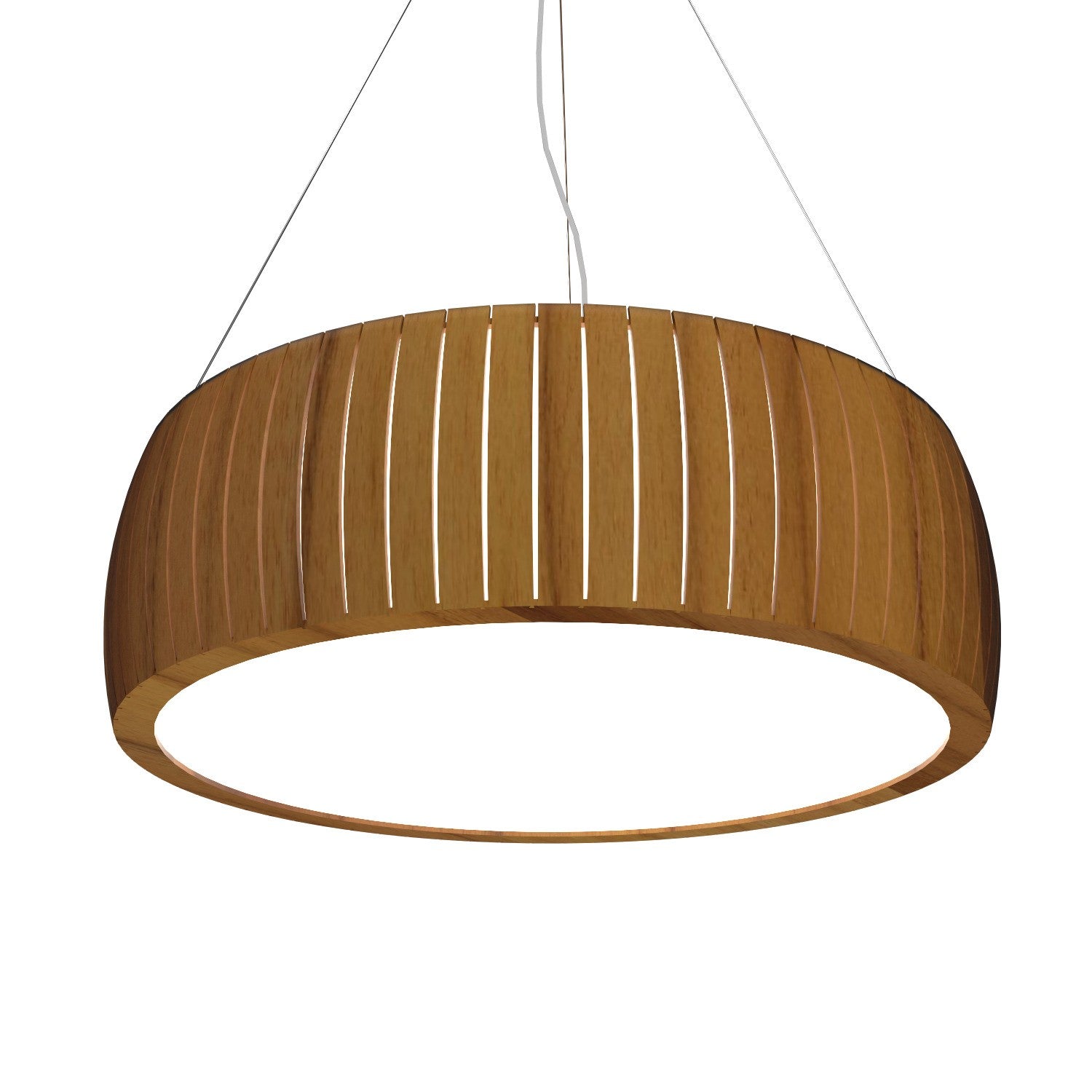 Accord Lighting - 1112LED.12 - LED Pendant - Barrel - Teak