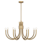 Savoy House - 1-6680-8-127 - Eight Light Chandelier - Sorrento - Noble Brass