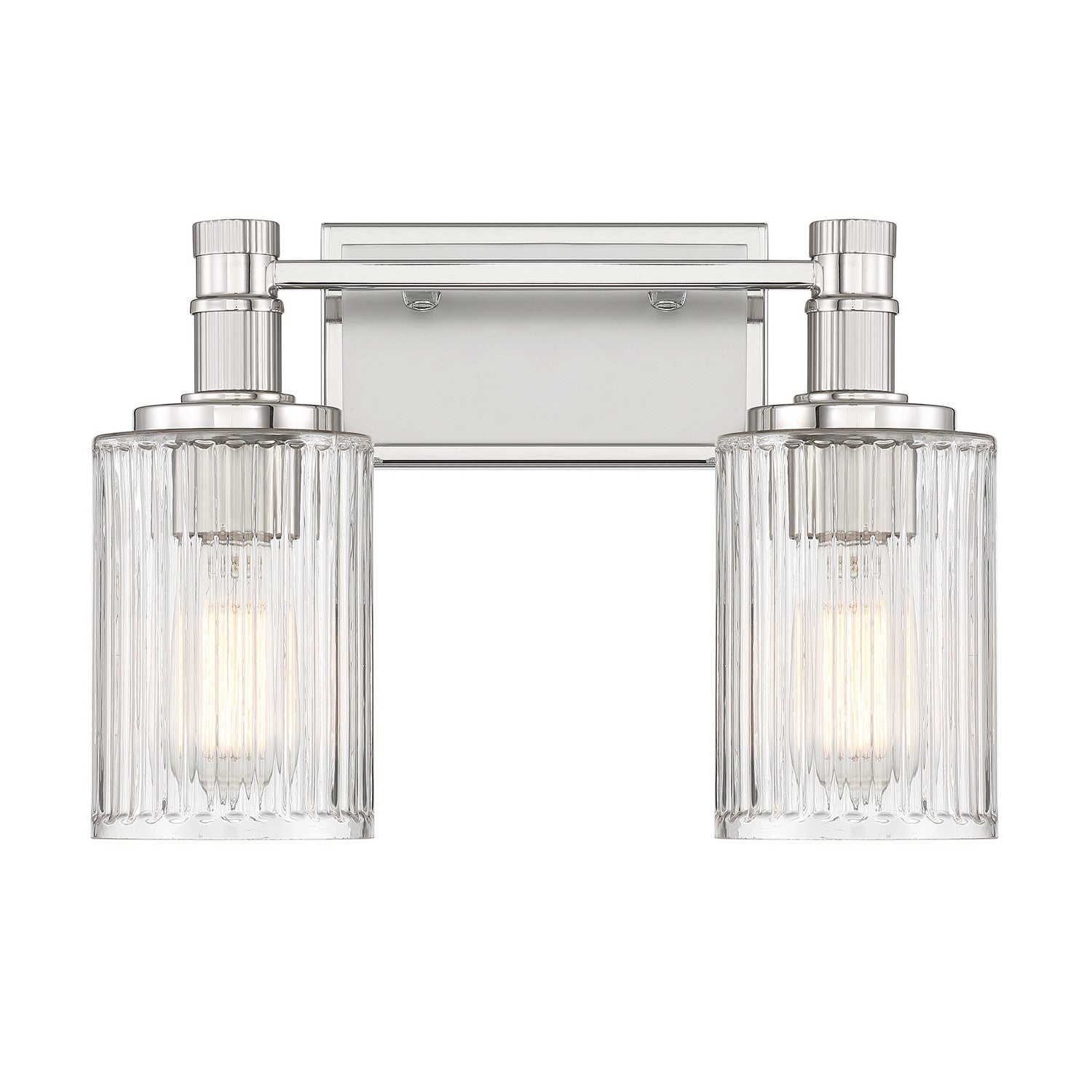 Savoy House - 8-1102-2-146 - Two Light Bathroom Vanity - Concord - Silver and Polished Nickel