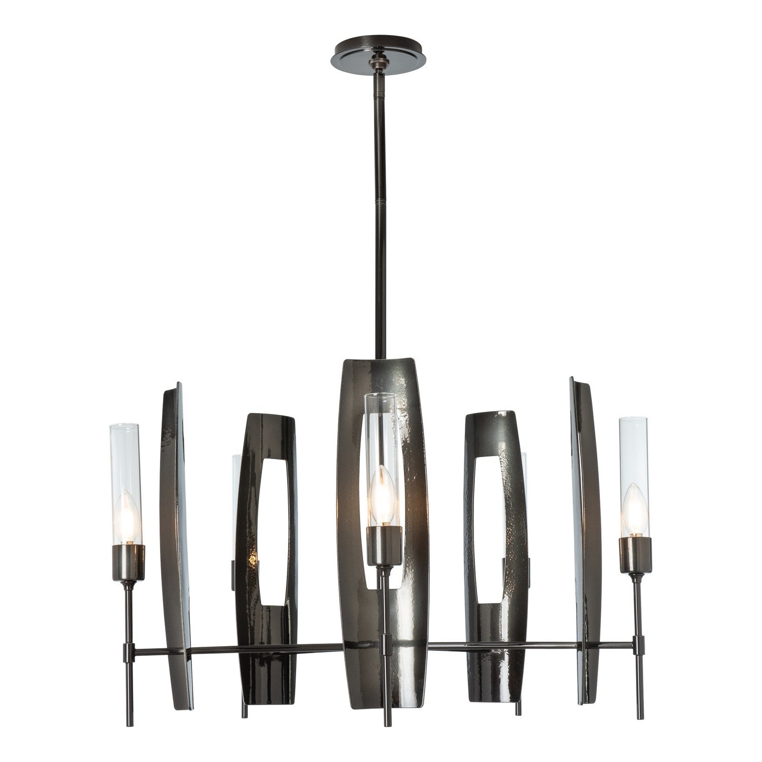 Hubbardton Forge - 131081-SKT-MULT-89-ZM0611 - Five Light Pendant - Passage - Ink