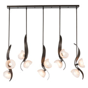 Hubbardton Forge - 131098-SKT-MULT-14-FD0791 - Ten Light Pendant - Mika - Oil Rubbed Bronze