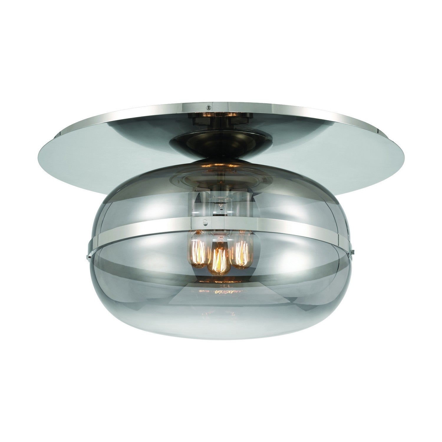 Eurofase - 37088-028 - Three Light Flushmount - Nottingham - Polished Nickel