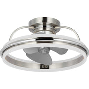 Progress Lighting - P250116-009-30 - Ceiling Fan - Burnett - Brushed Nickel
