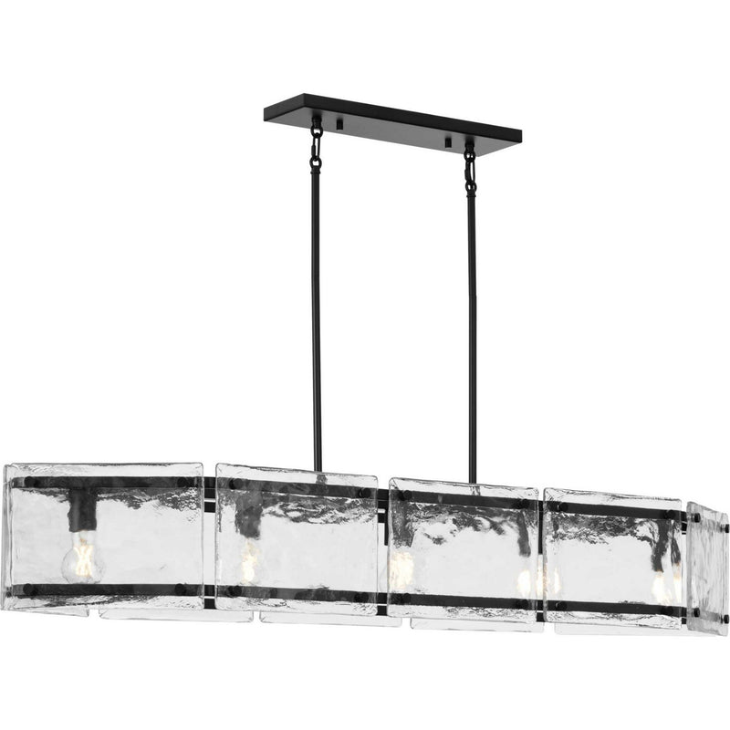 Progress Lighting - P400356-31M - Five Light Island Pendant - Rivera - Matte Black