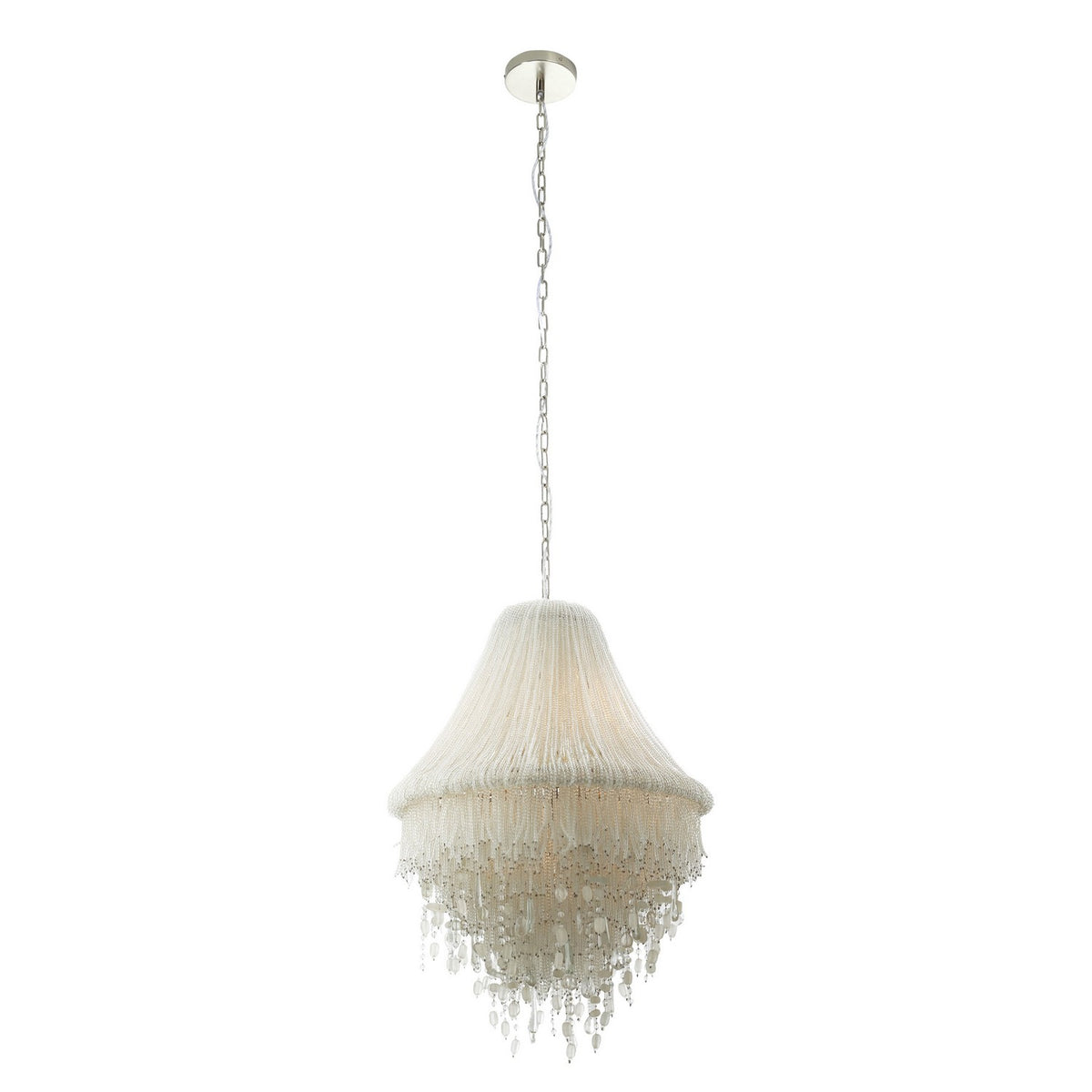 Metropolitan - N1513-613 - Three Light Flush Mount - Crystal Reign - Polished Nickel
