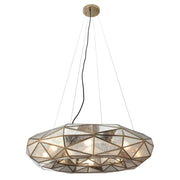 Metropolitan - N1698-863 - Eight Light Chandelier - Geo-Gem - Artisan Brass