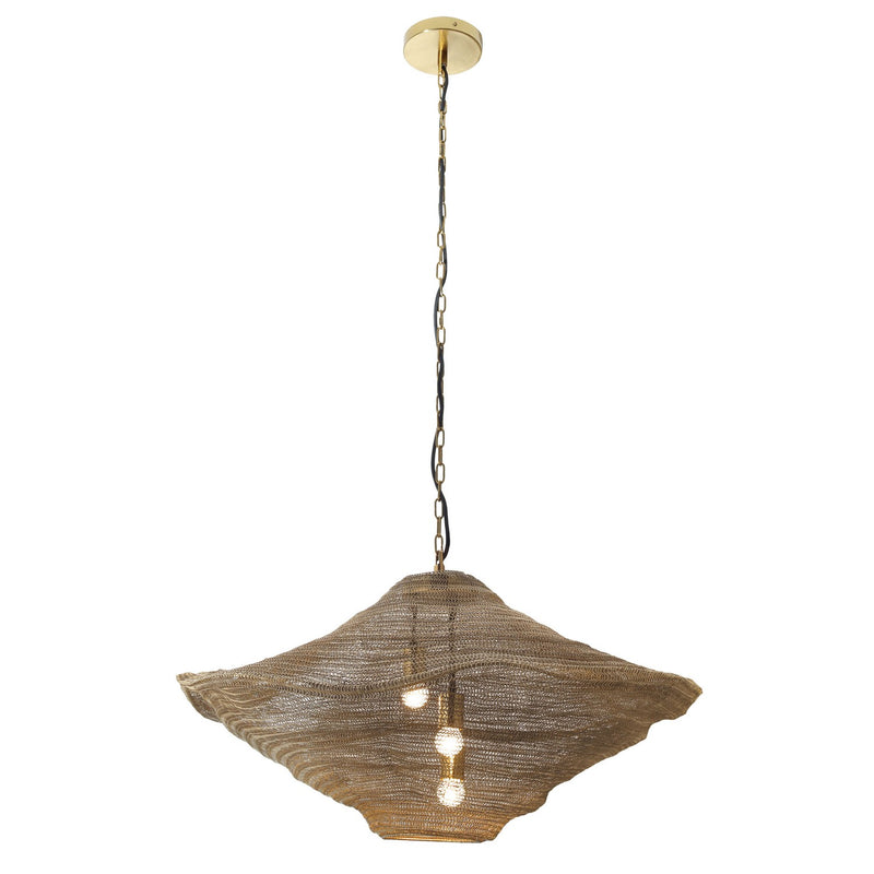 Metropolitan - N1764-752 - Three Light Pendant - Marseille - Gilded Brass