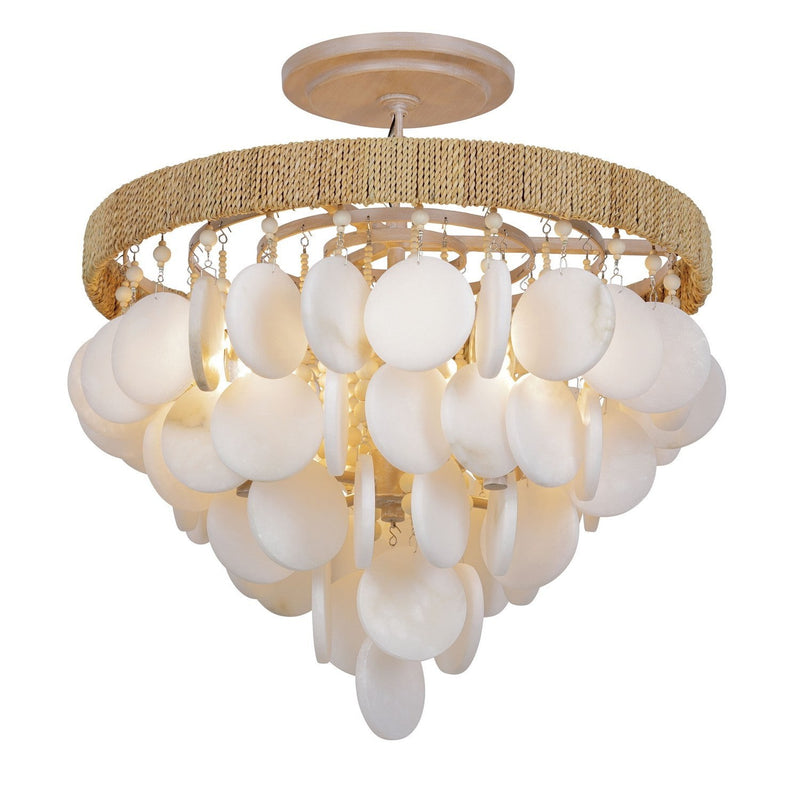 Metropolitan - N1914-759 - Four Light Semi Flush Mount - Aurelia'S Cove - Autumn White