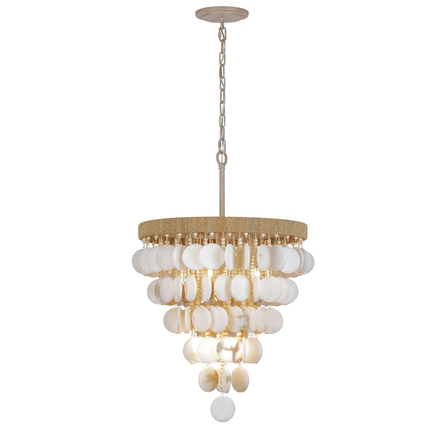 Metropolitan - N1917-759 - Eight Light Pendant - Aurelia'S Cove - Autumn White