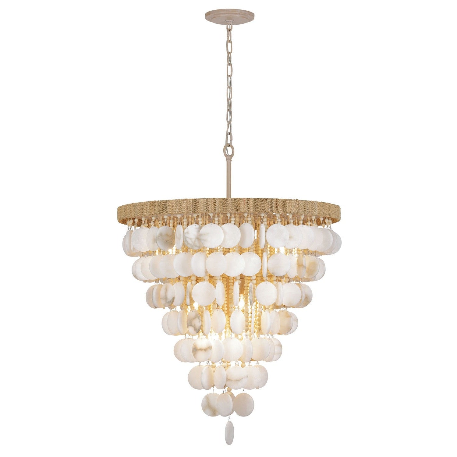 Metropolitan - N1918-759 - 12 Light Pendant - Aurelia'S Cove - Autumn White