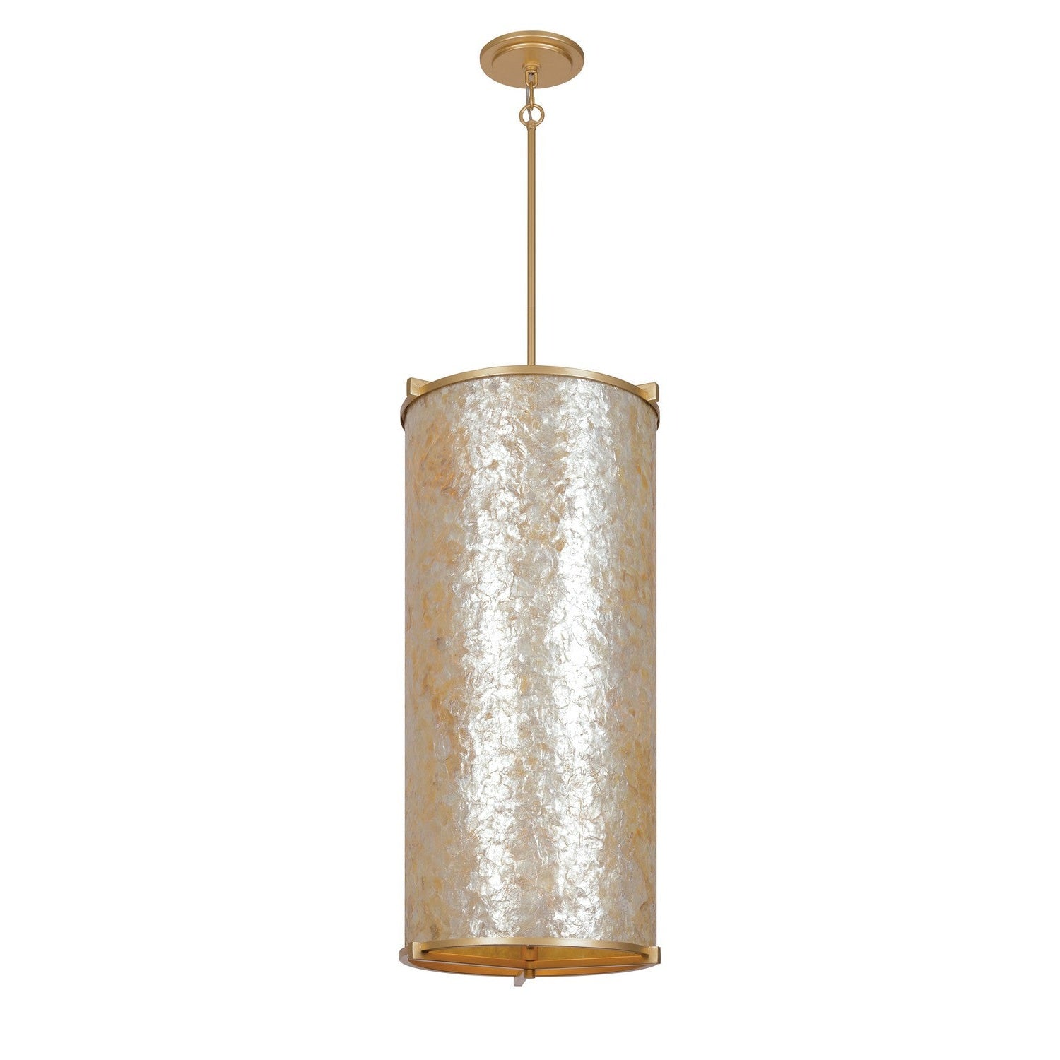 Metropolitan - N1936-760 - Six Light Foyer Pendant - Sommers Bend - Fawn Gold