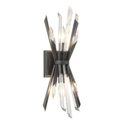 Metropolitan - N1942-766 - Two Light Wall Sconce - Elsa - Midnight Graphite